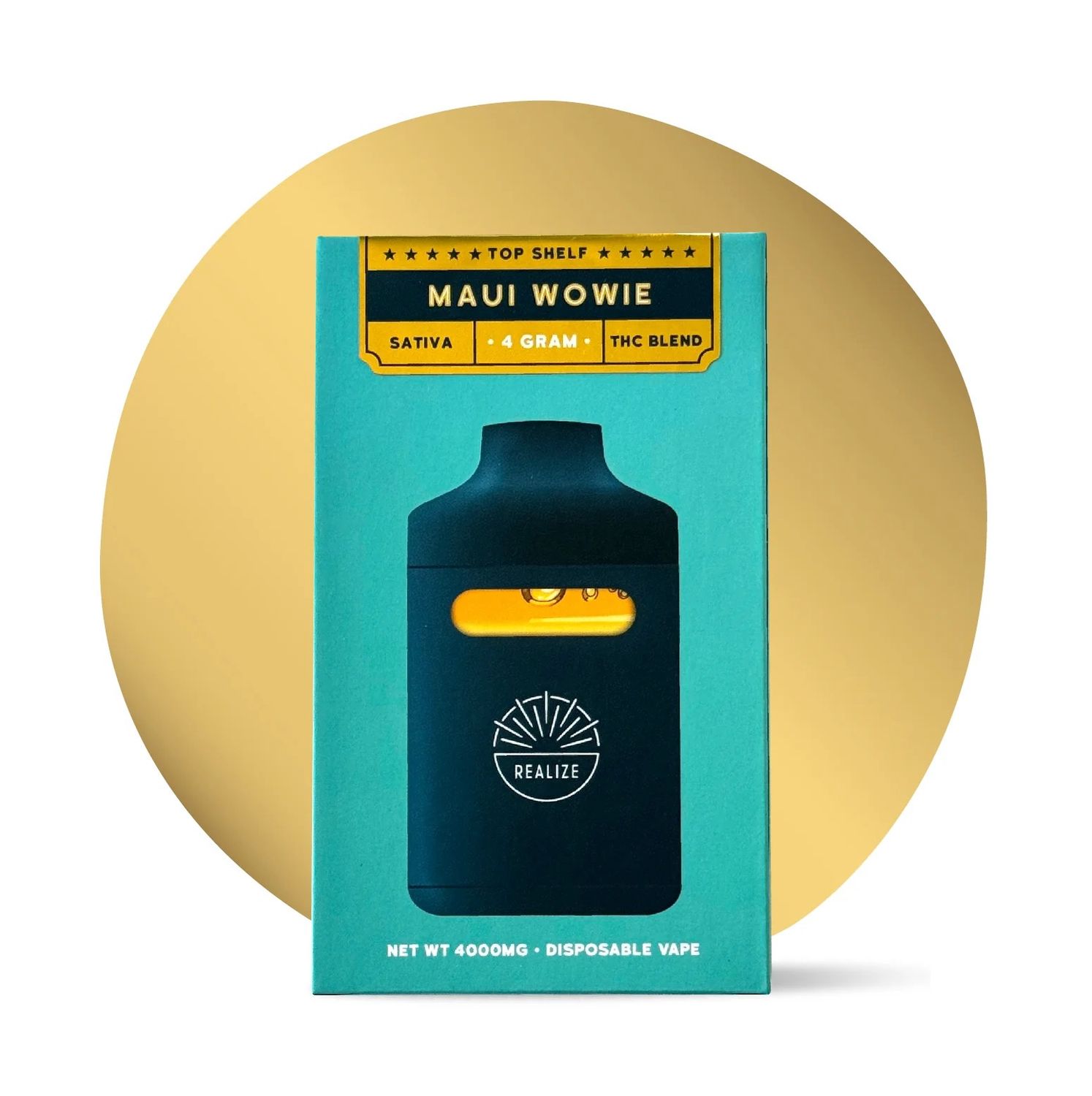 Realize "Top Shelf" 4g Live Resin Disposable-1