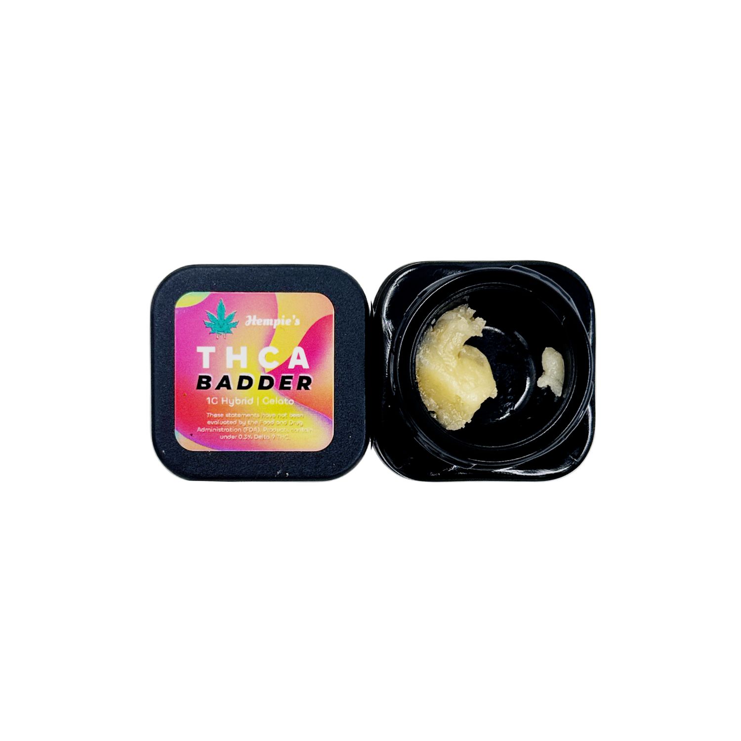 Hempie's THCA CDT Badder Gelato
