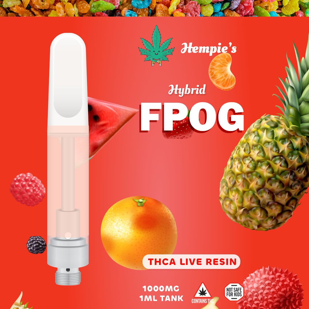Hempies THCA FPOG Hybrid Vape Cart