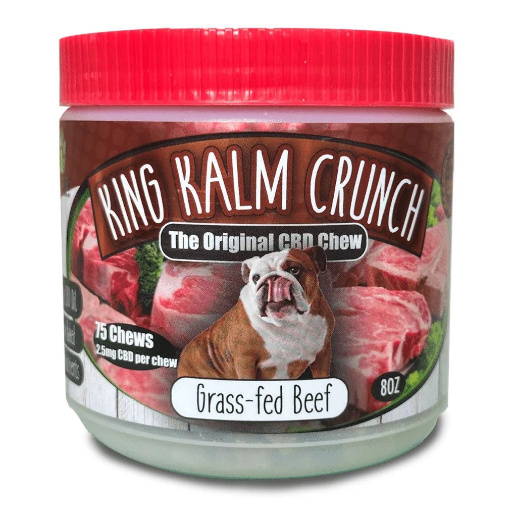King Kalm Crunch CBD Treats - Beef ( Grass Fed)