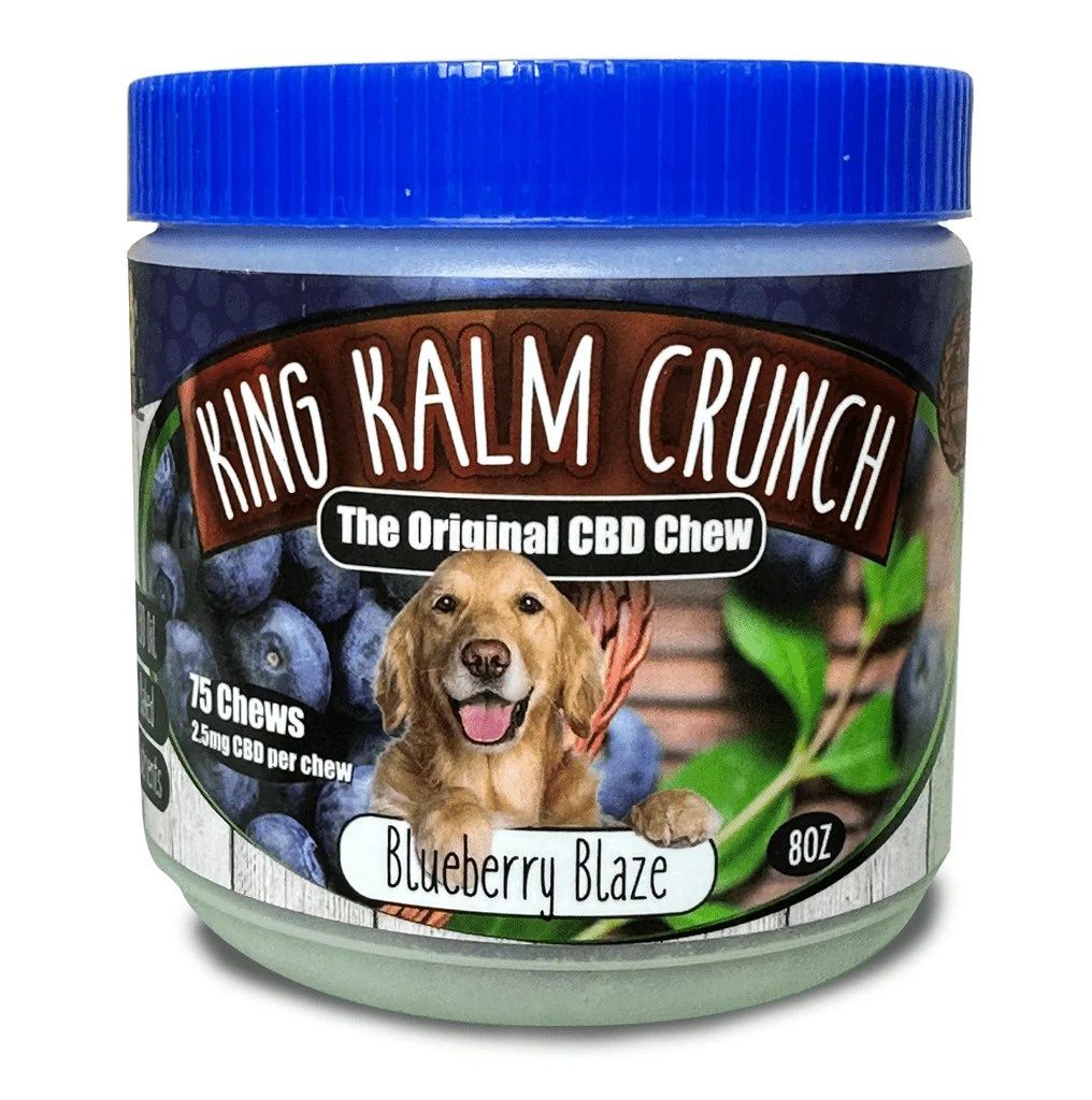 King Kalm Crunch CBD Treats - Blueberry