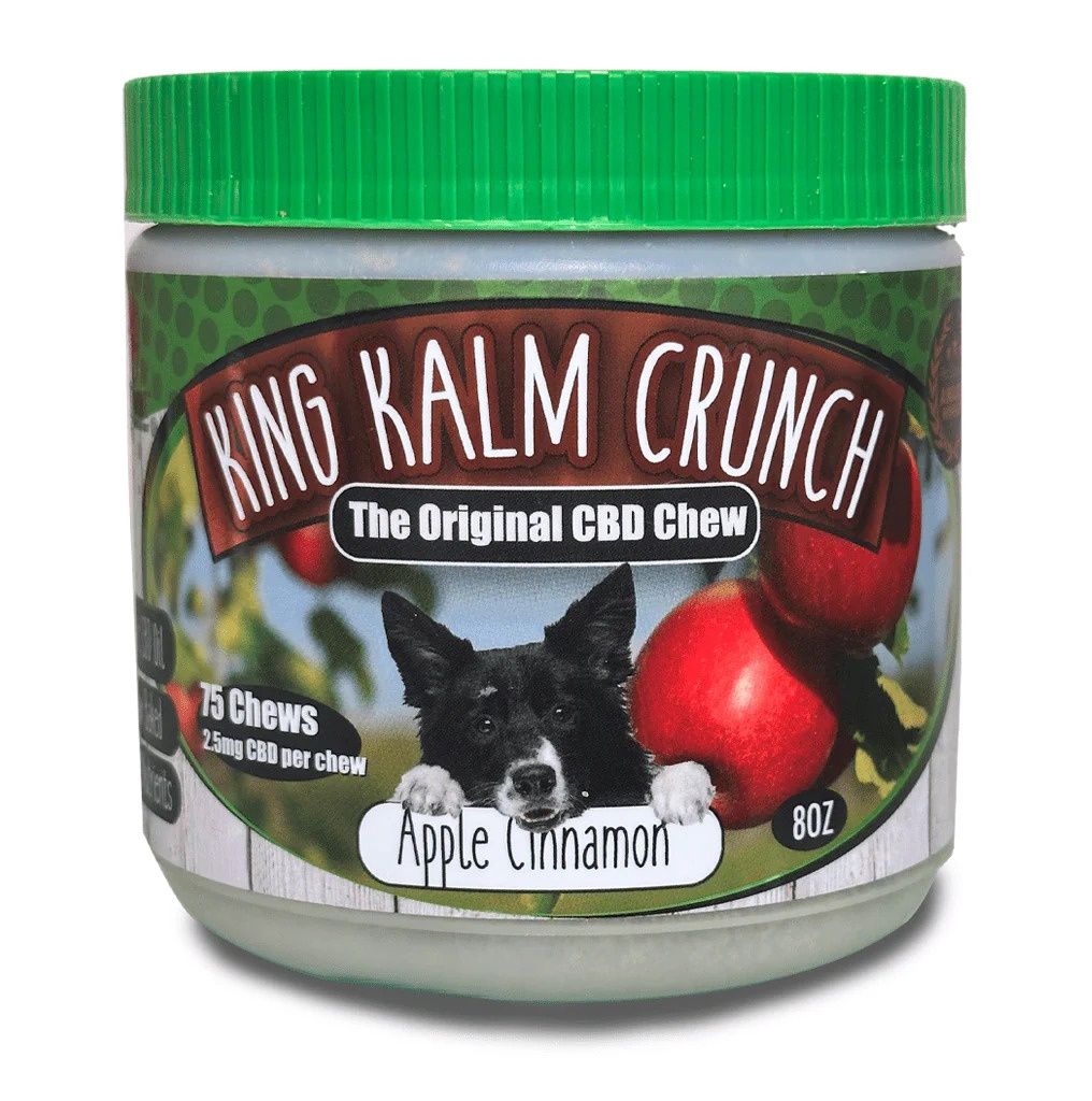 King Kalm Crunch CBD Treats - Apple Cinnamon