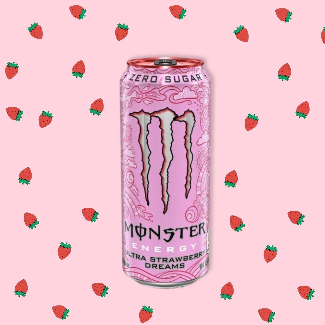 Monster Energy Ultra Strawberry Dream Zero Sugar