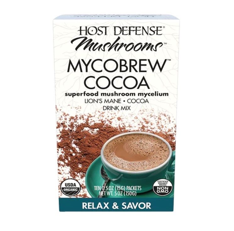 MycoBrew¬Æ Cocoa - Lion's Mane, Coffee, Cocoa Drink Mix - Host Defense Mushrooms