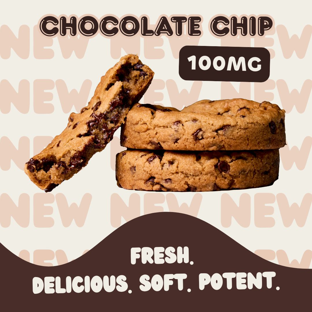 Priimo 100mg D9 Chocolate Chip Cookies (2-Pack)