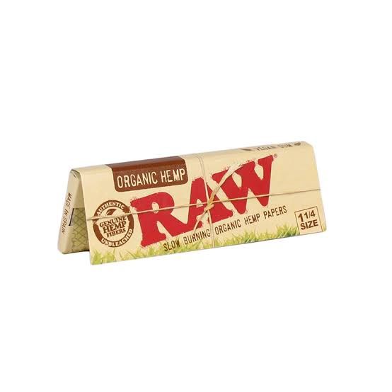 Raw Organic Rolling Papers 1 1/4