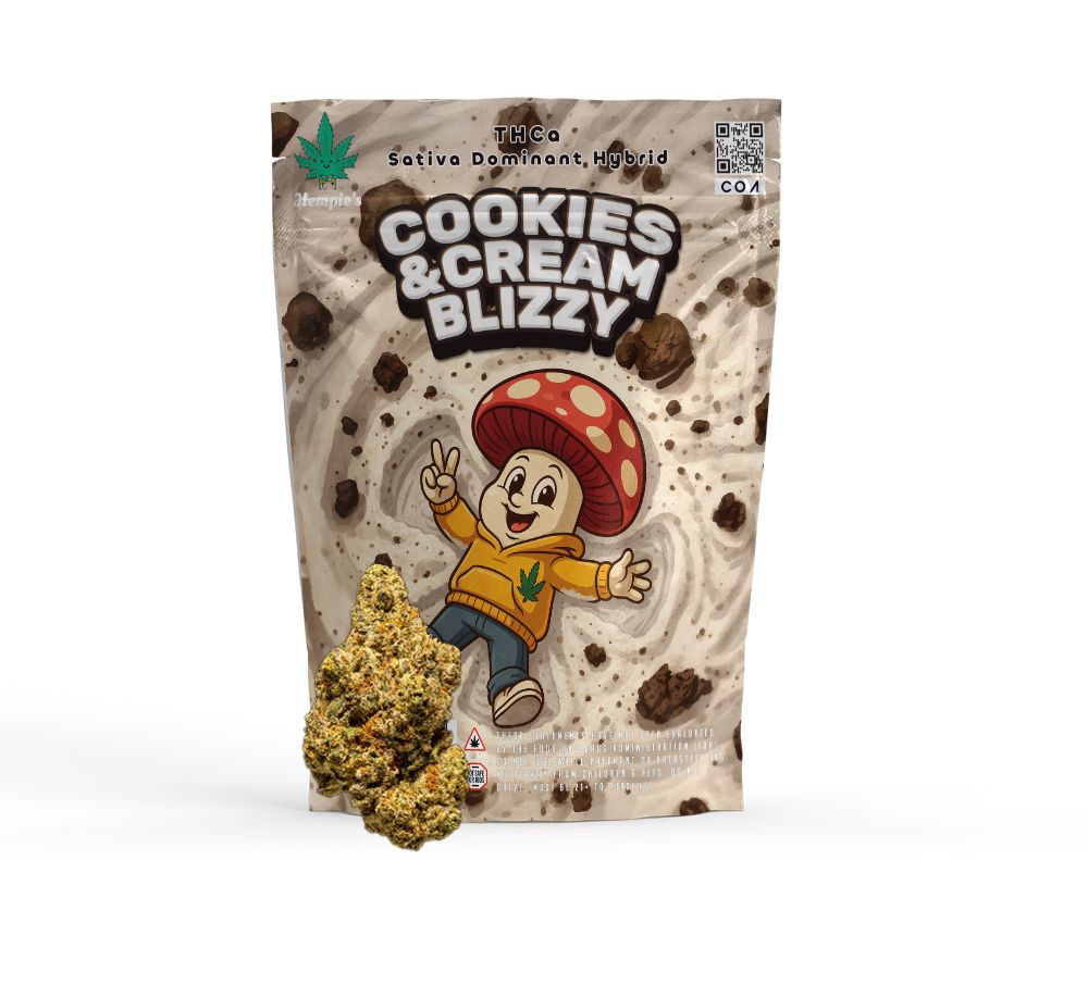 THCA Flower - AAA Cookies &amp; Cream Blizzy - Sativa Dominant Hybrid