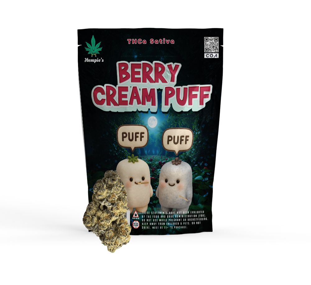 THCA Flower - AAA Berry Cream Puff - Sativa