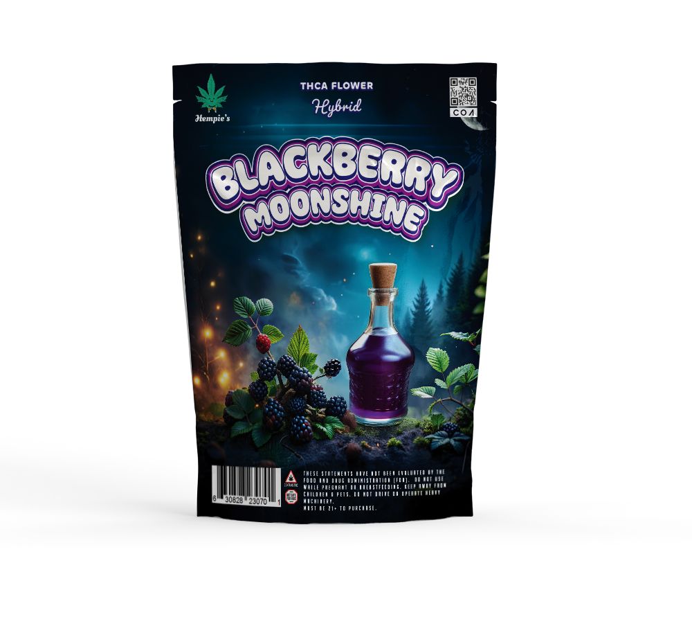 THCA Flower - AAA Blackberry Moonshine - Hybrid