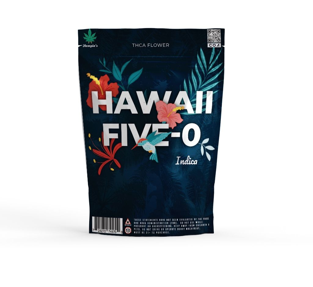 THCA Flower - AAA Hawaiian 5.0 - Indica