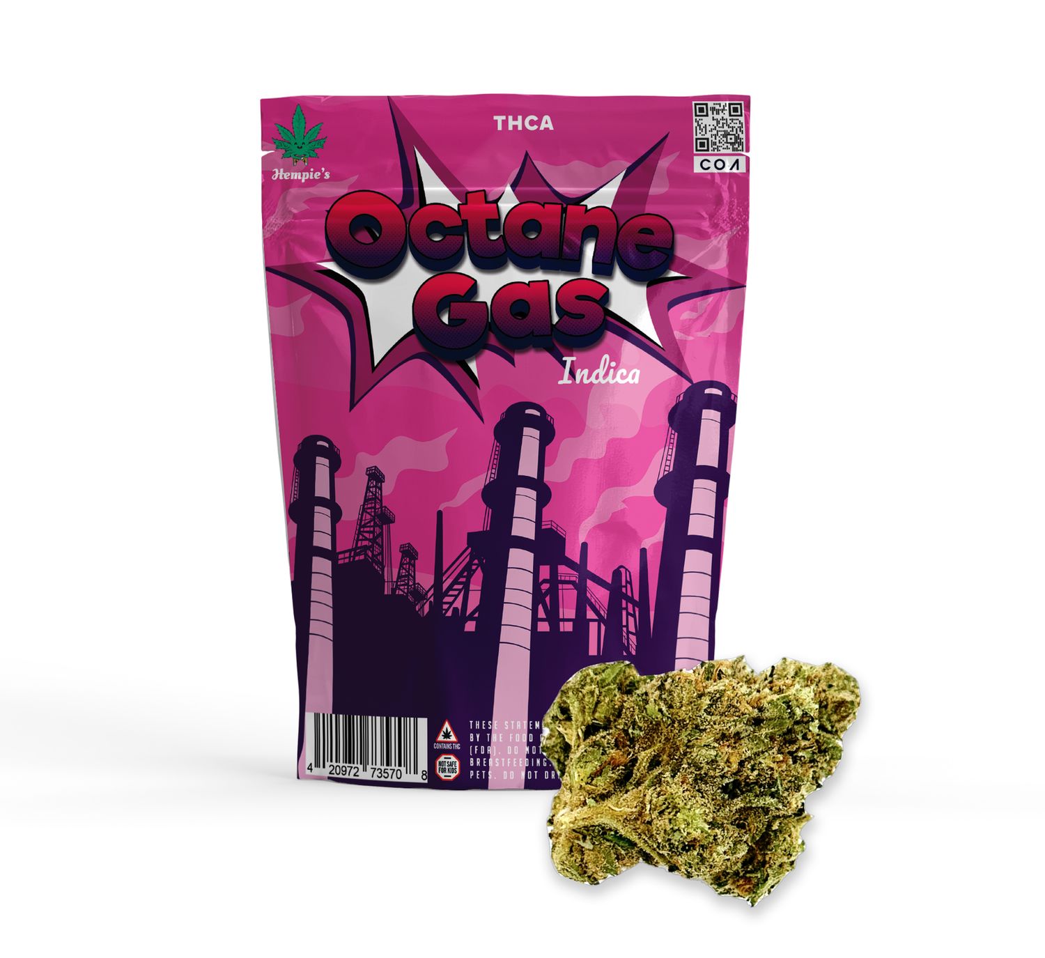 THCa Flower - AAA Octane Gas - Indica