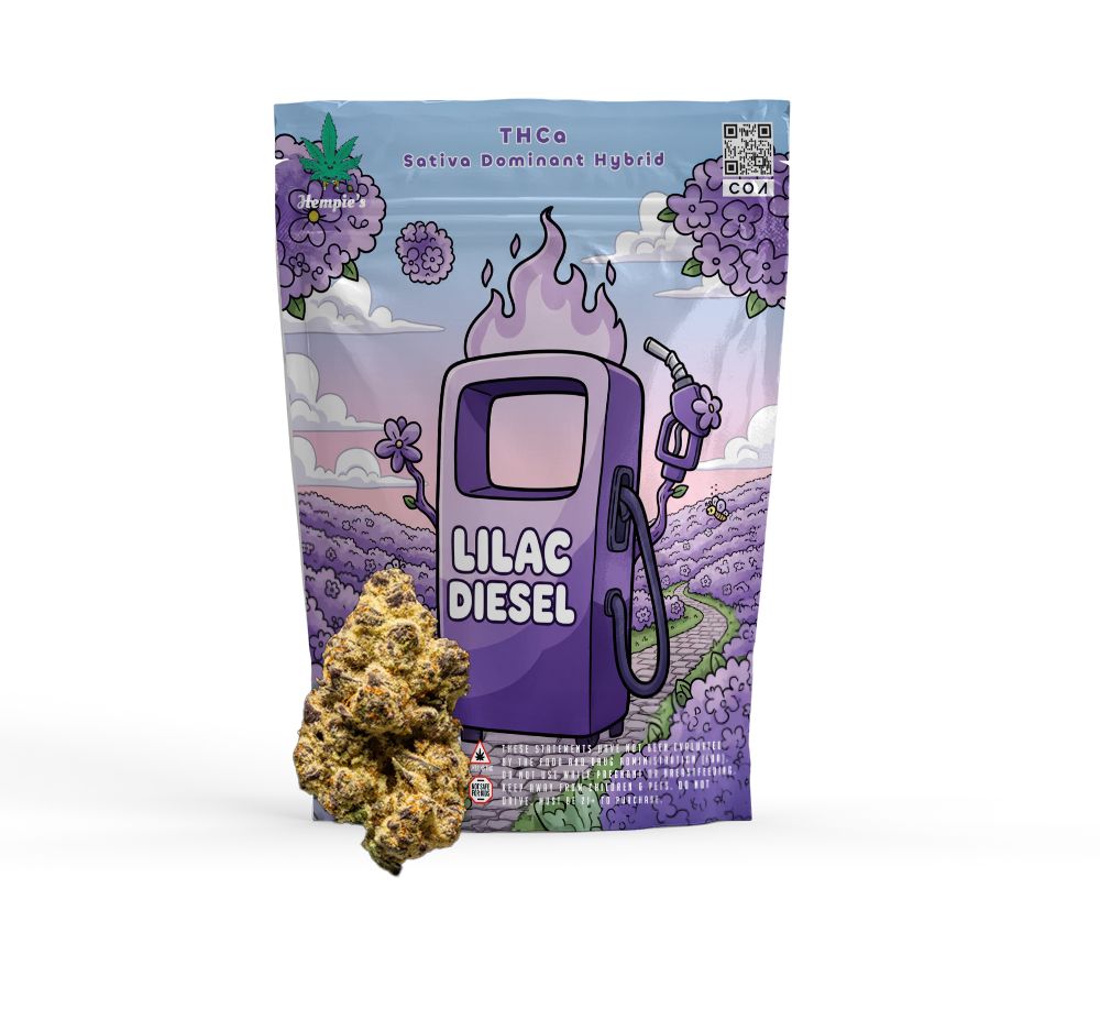 THCA Flower - AAA Lilac Diesel - Sativa Dominant Hybrid