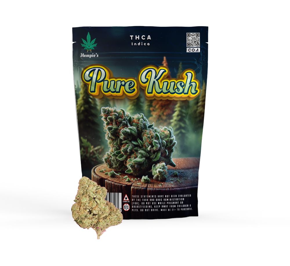 THCA Flower - AAA Pure Kush - Indica