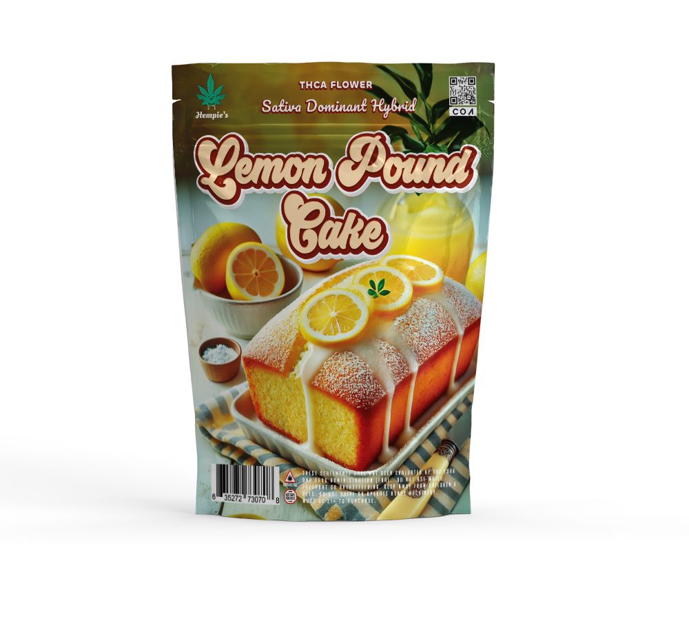 THCA Flower - AAA Lemon Pound Cake - Sativa Dominant Hybrid