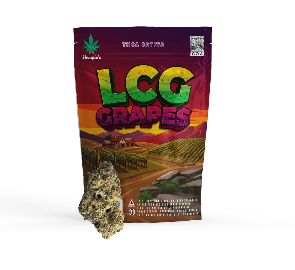 THCA Flower - AAA LCG Grapes - Sativa