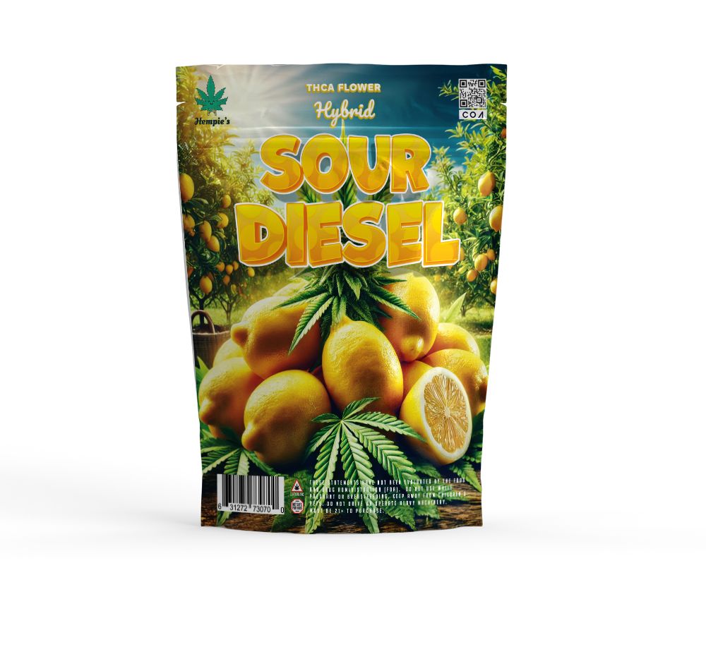 THCA Flower - AAA Sour Diesel - Hybrid