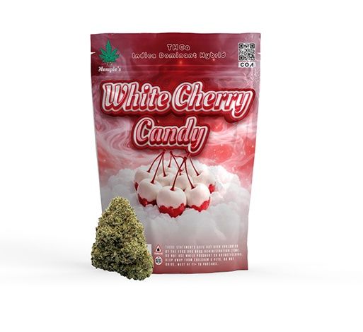 THCA Flower - AAA White Cherry Candy - Indicia Dominant Hybrid