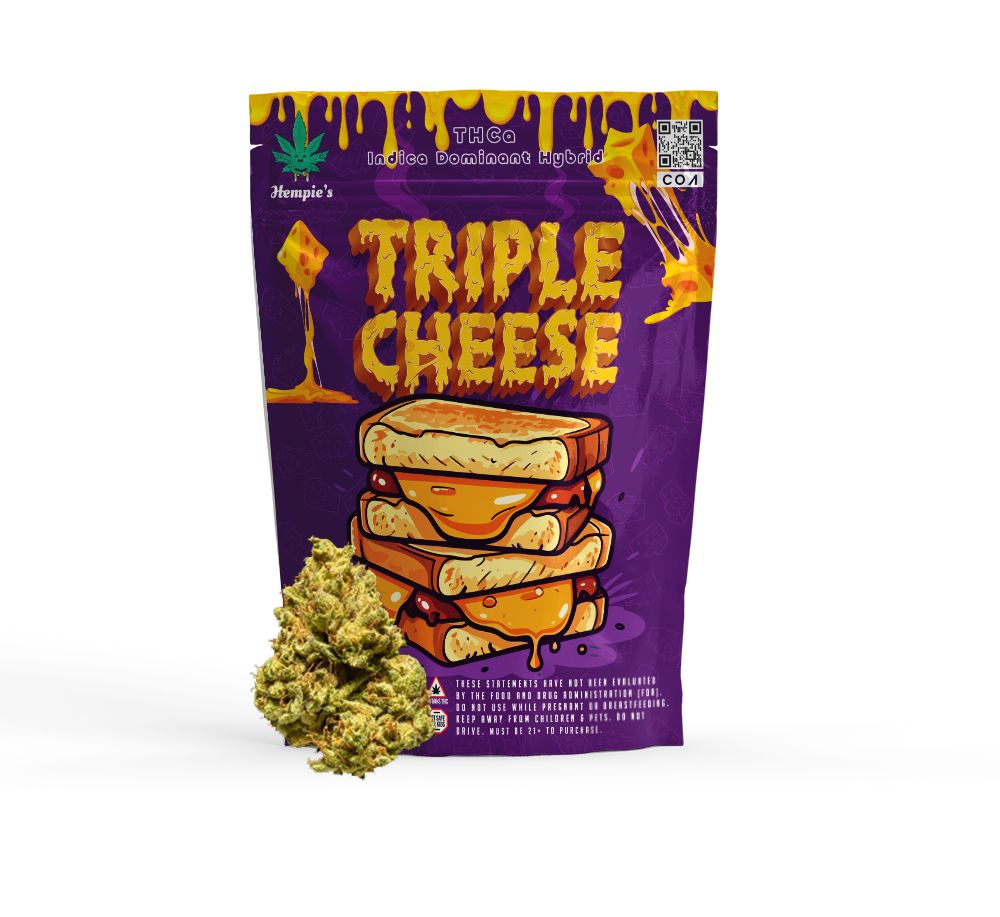 THCA Flower - AAA Triple Cheese - Indica Dominant Hybrid