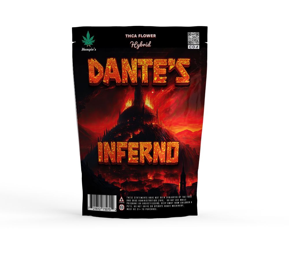 THCA Flower - AAA Dante's Inferno - Indica-dominant Hybrid