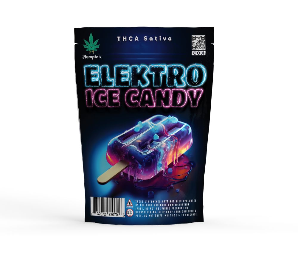 THCA Flower - AAA Elektro Ice Candy - Sativa