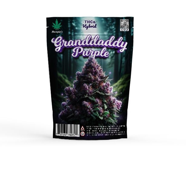 THCA Flower - AAA Granddaddy Purple - Indica