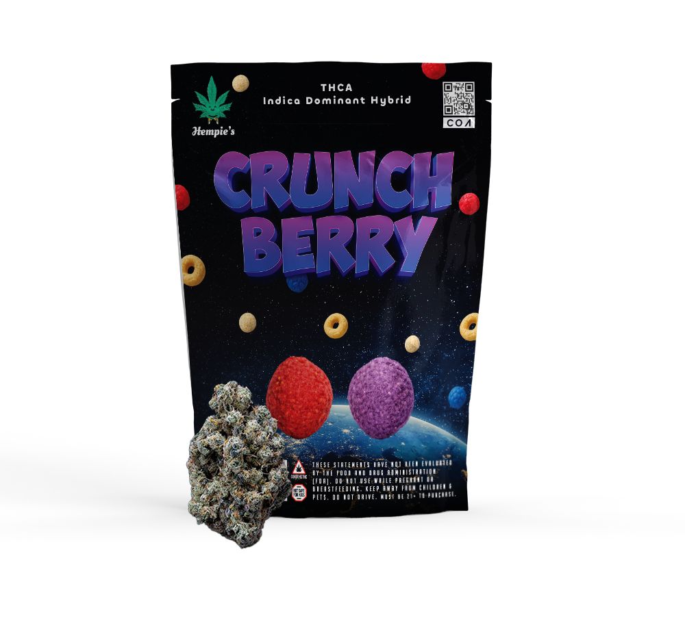 THCA Flower - AAA Crunch Berry - Indica Dominant Hybrid
