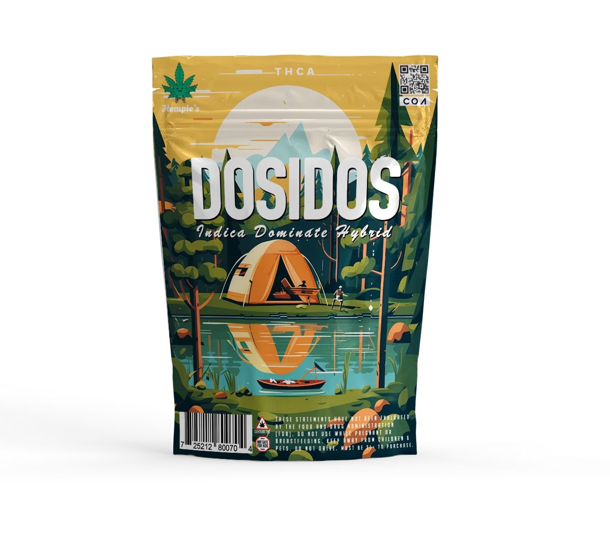 THCa Flower - AAA Dosidos - Indica Dominate Hybrid