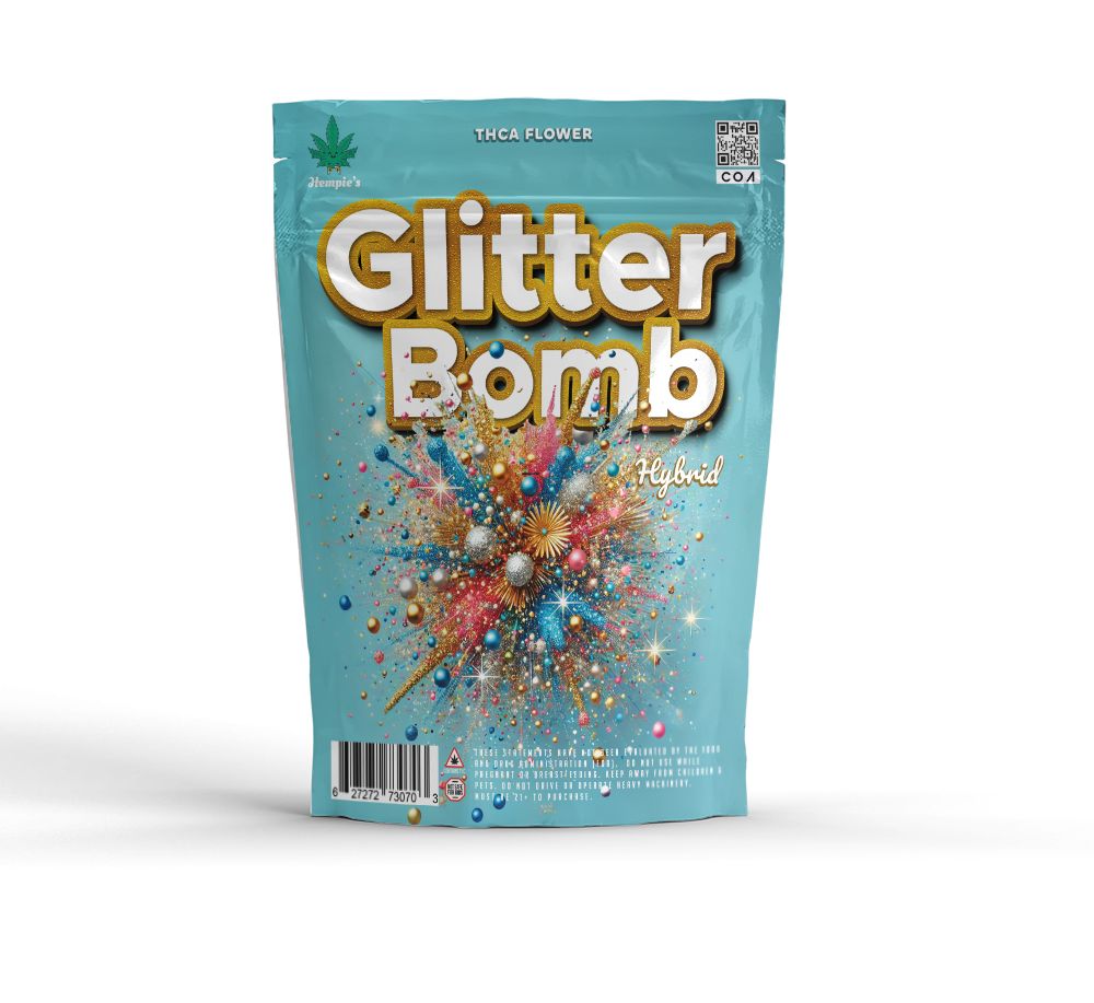 THCA Flower - AAA Glitter Bomb - Hybrid