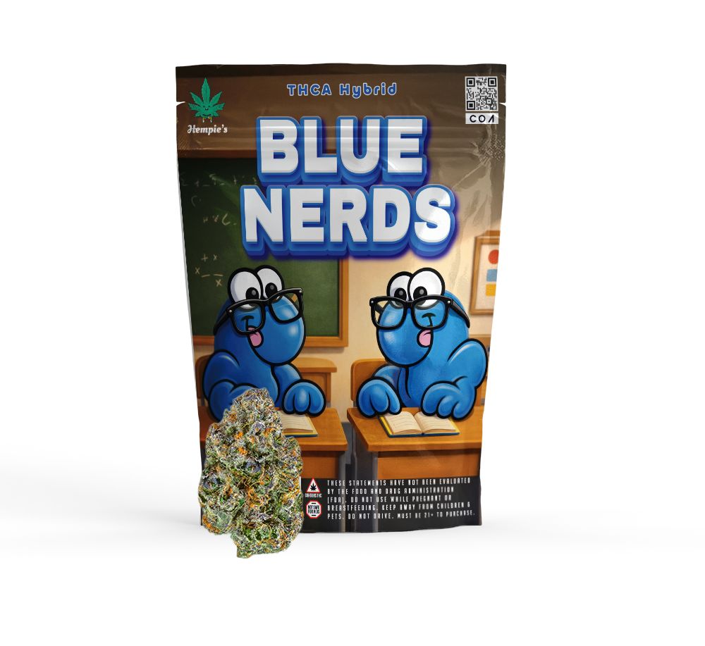 THCA Flower - AAA Blue Nerds - Hybrid