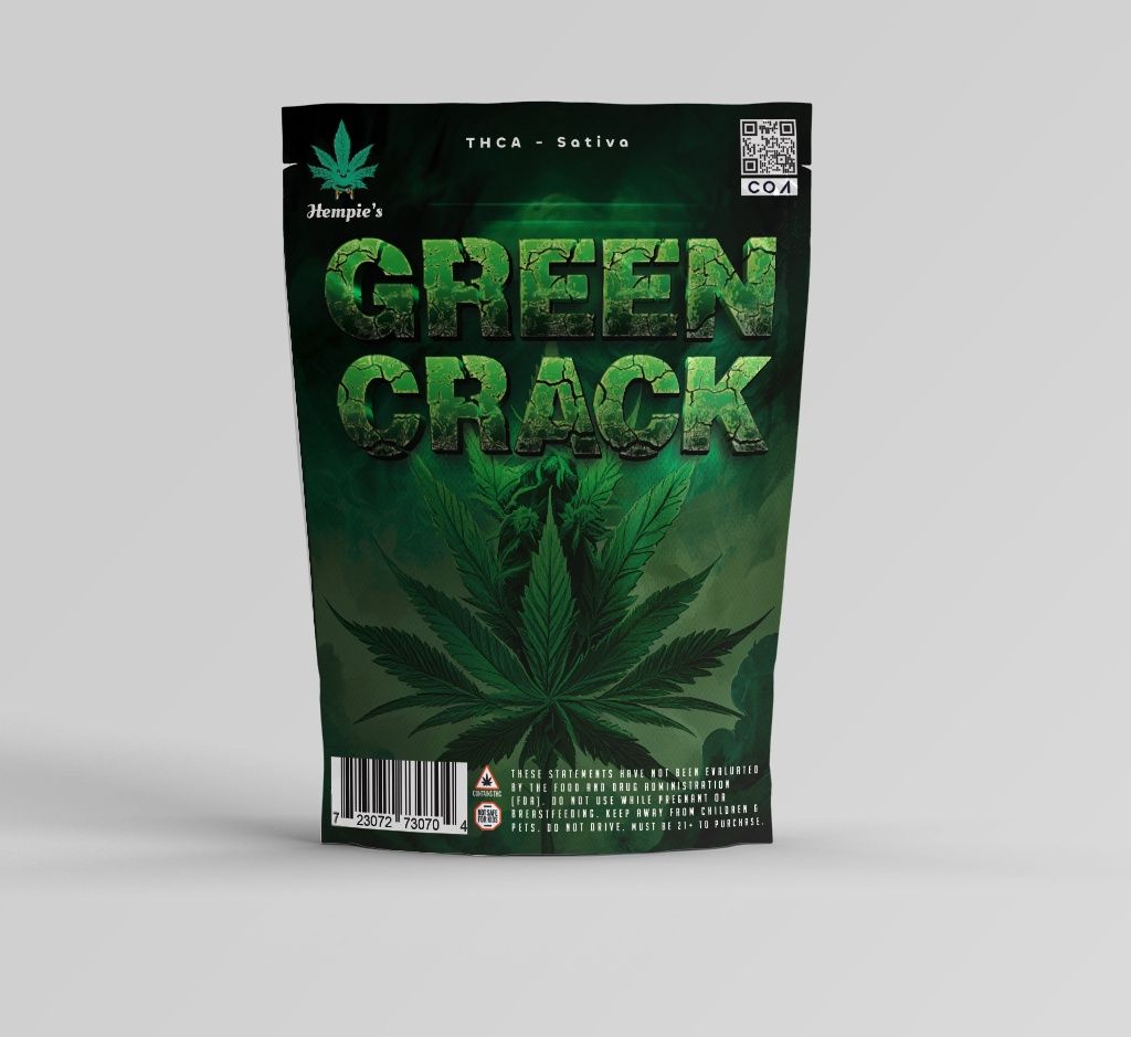 THCA Flower - AAA Green Crack - Sativa