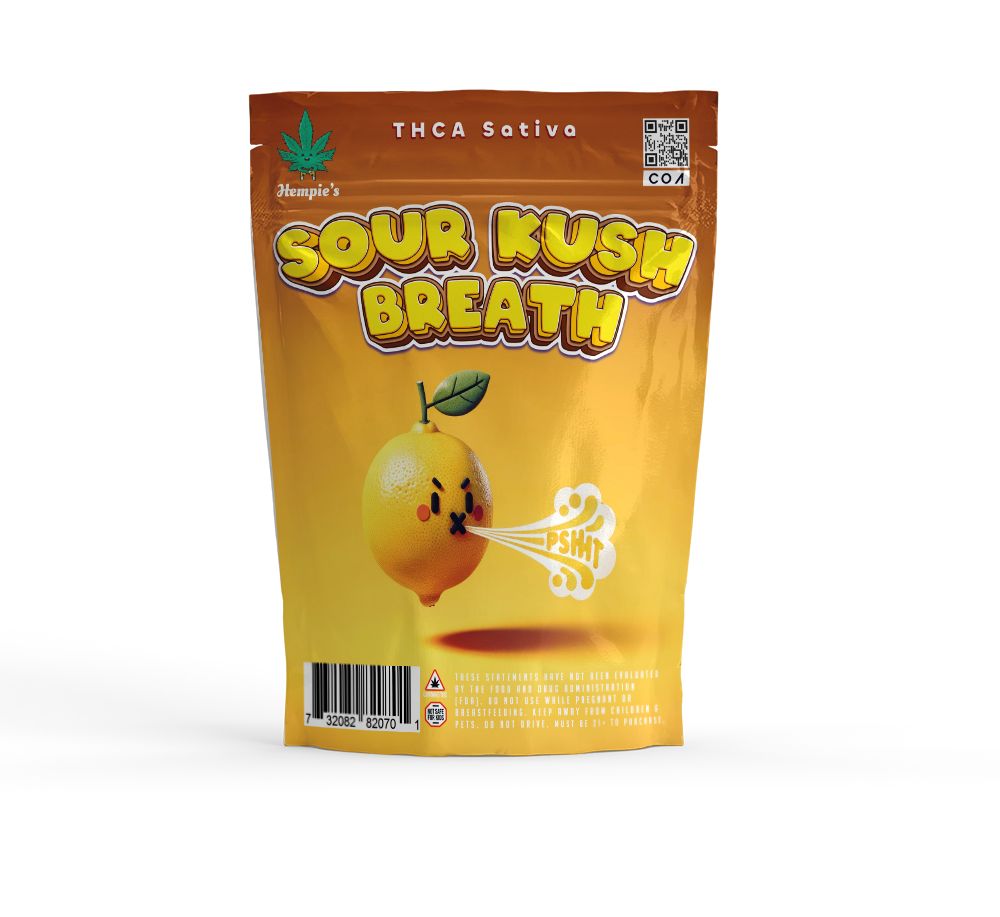 THCA Flower - AAA Sour Kush Breath - Sativa Dominant