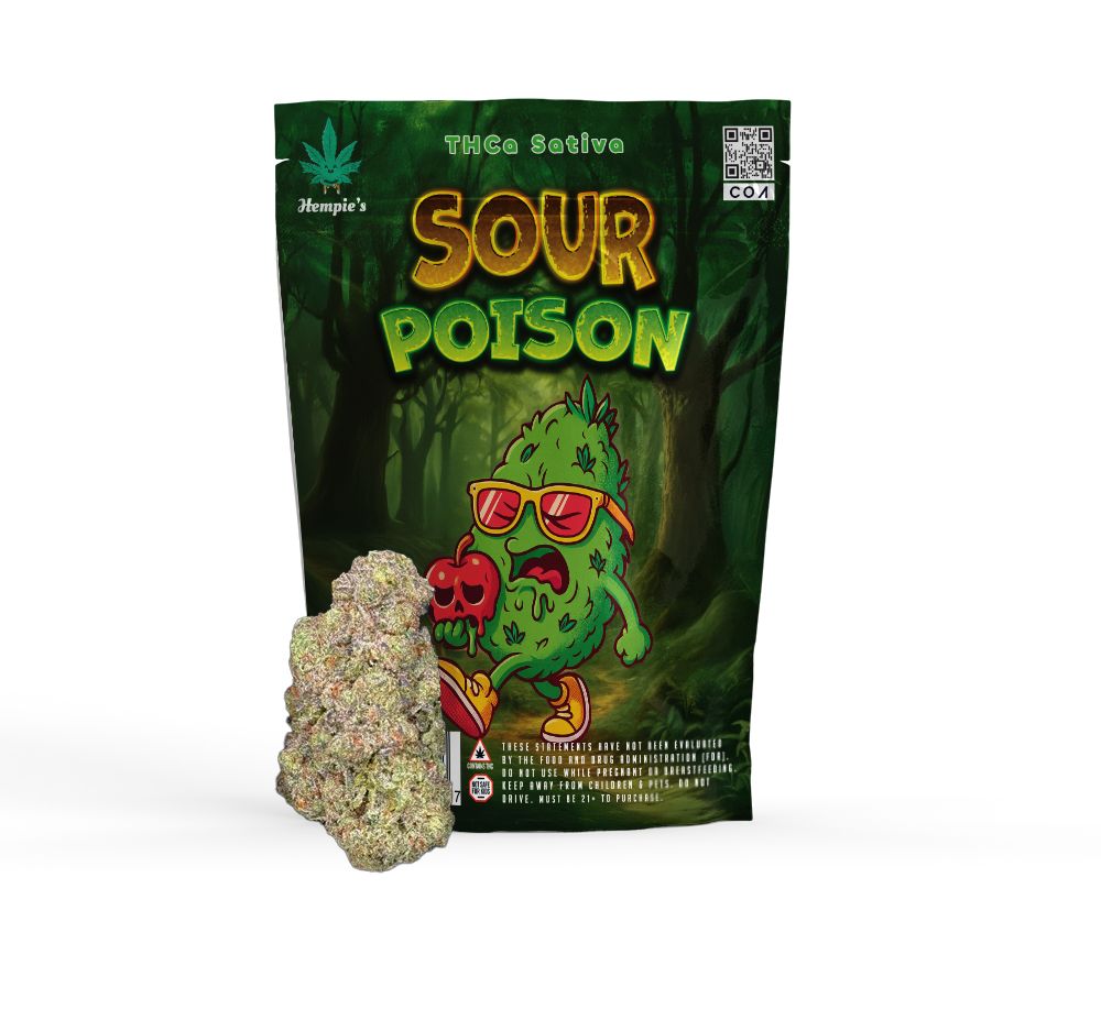 THCA Flower - AAA Sour Poison - Sativa