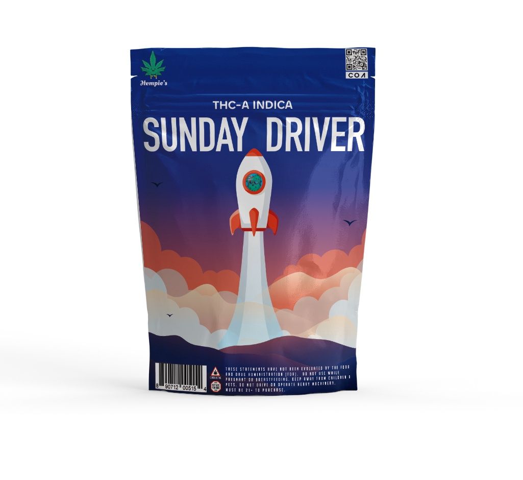 THCA Flower - AAA Sunday Driver - Indica