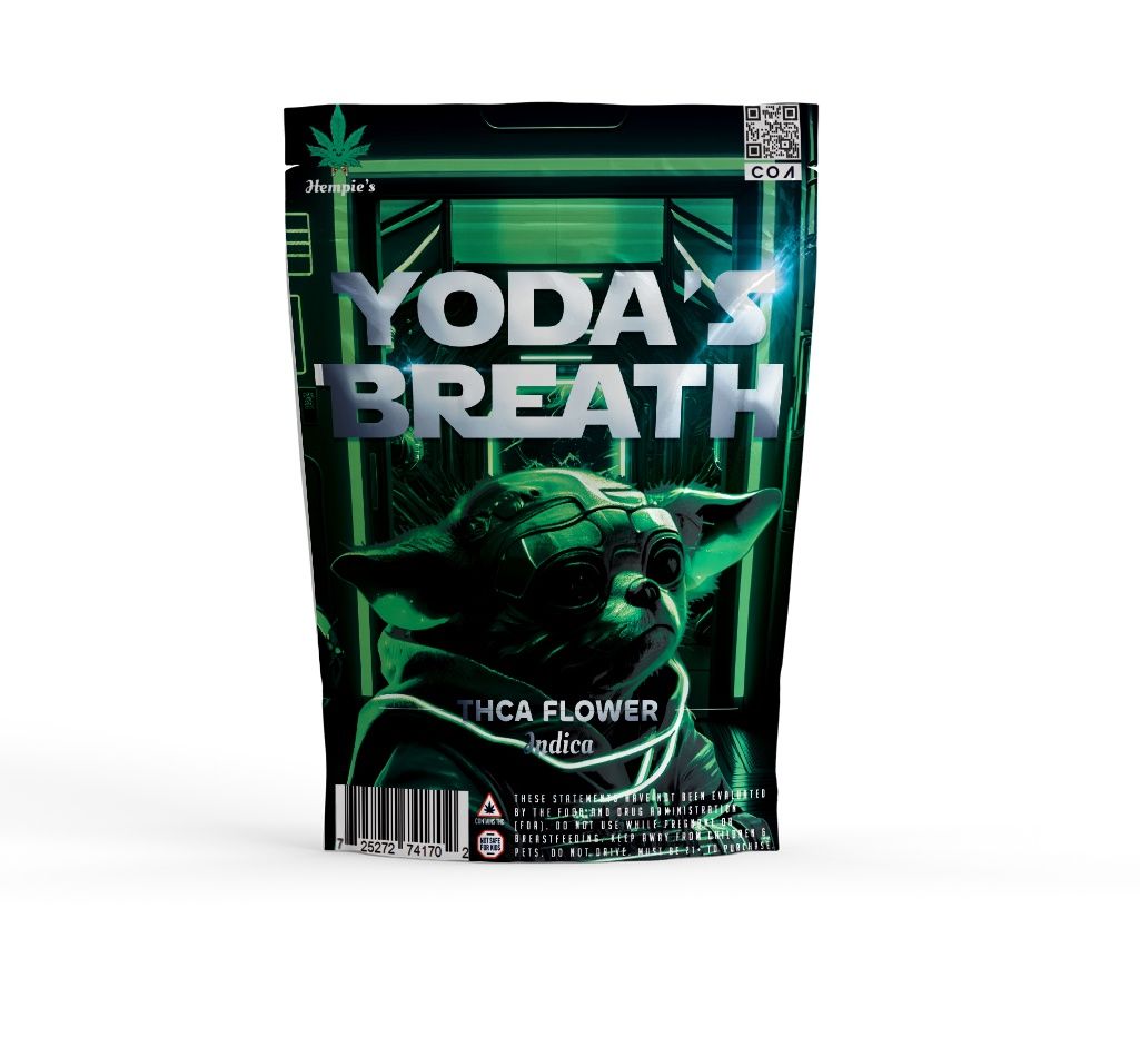 THCA Flower - AAA Yoda's Breath - Indica