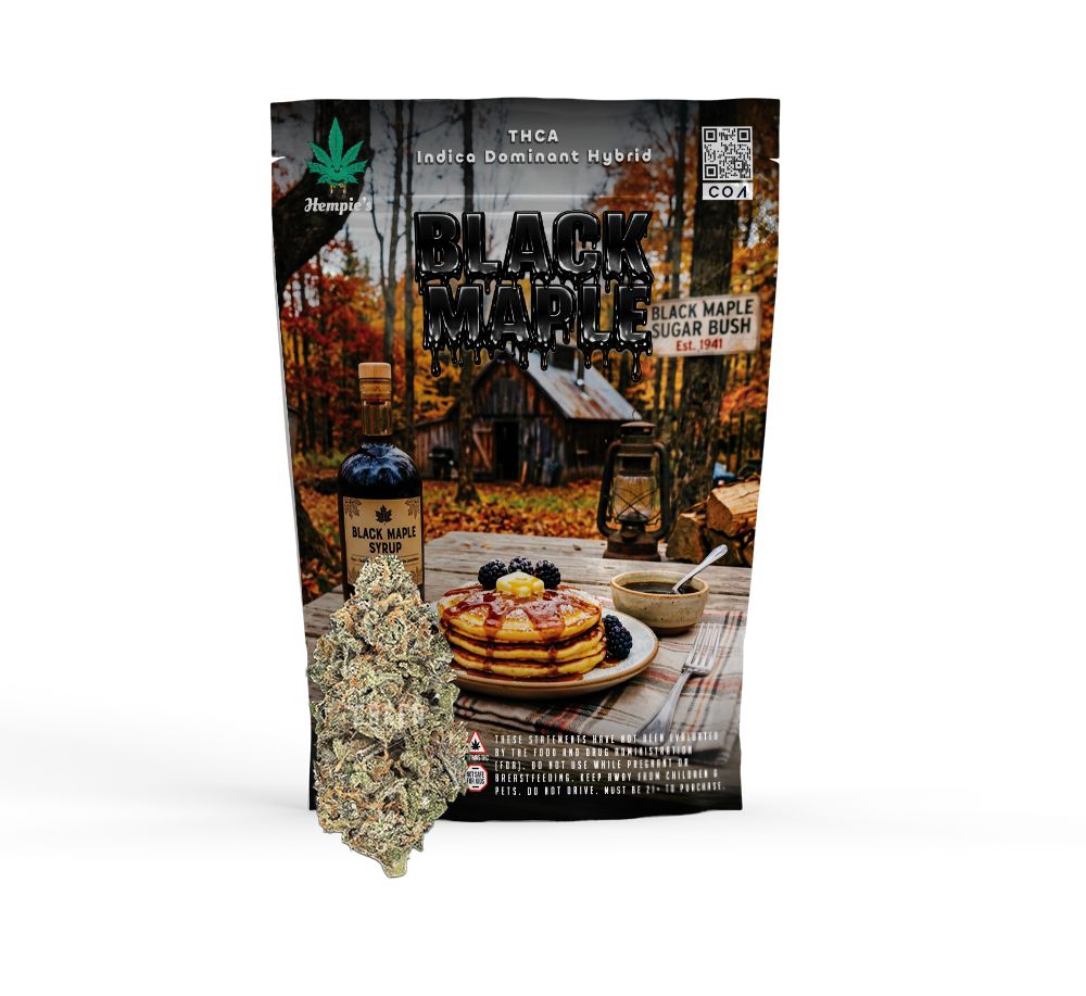 THCA Flower - AAA Black Maple - Hybrid