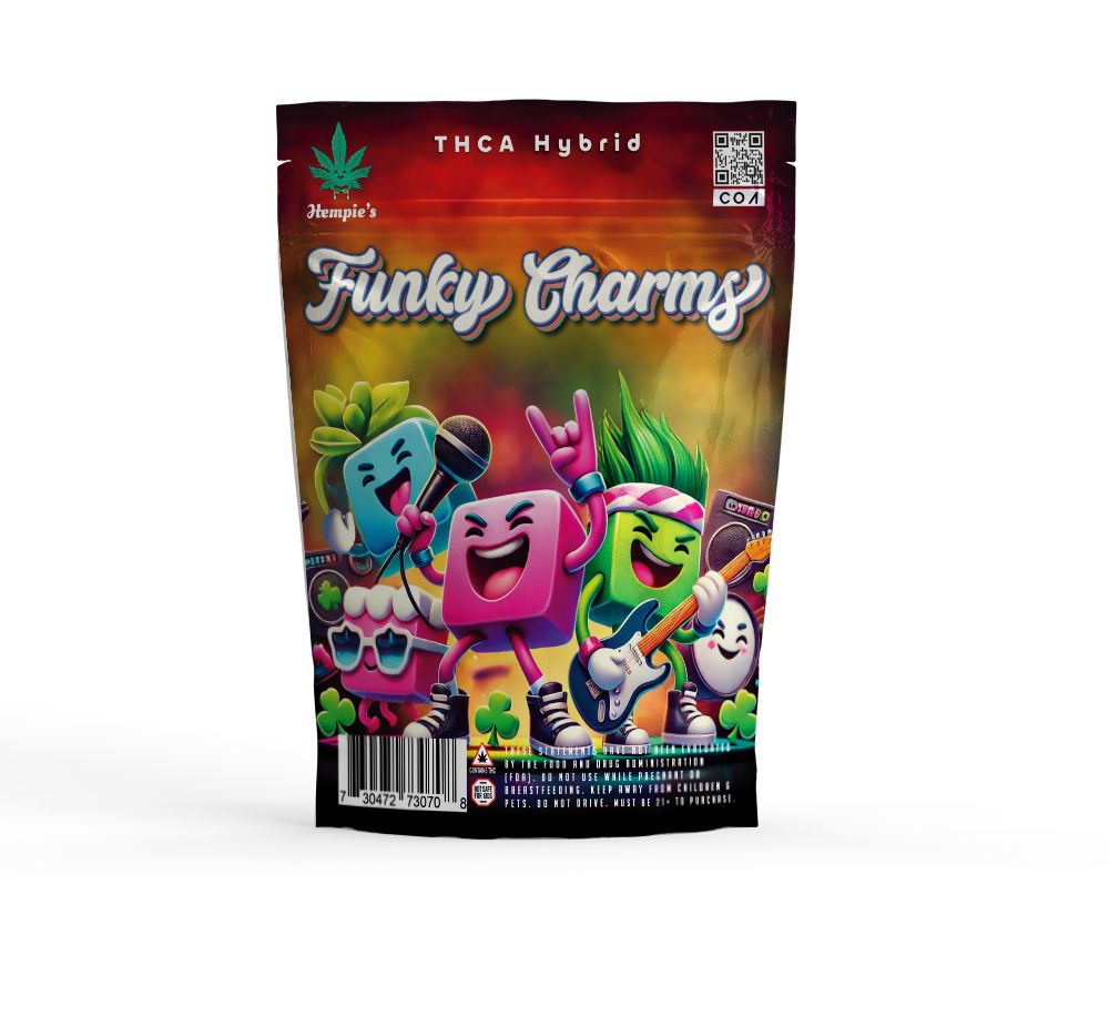 THCA Flower - AAA Funky Charms - Hybrid