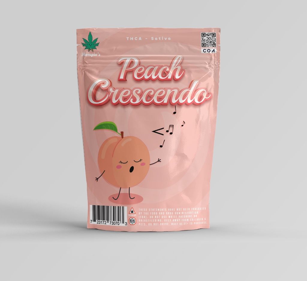 THCA Flower - AAA Peach Crescendo - Sativa