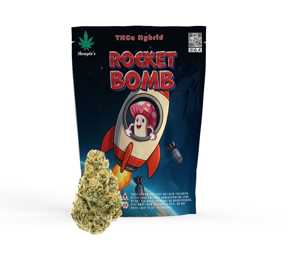 THCA Flower - AAA Rocket Bomb - Hybrid