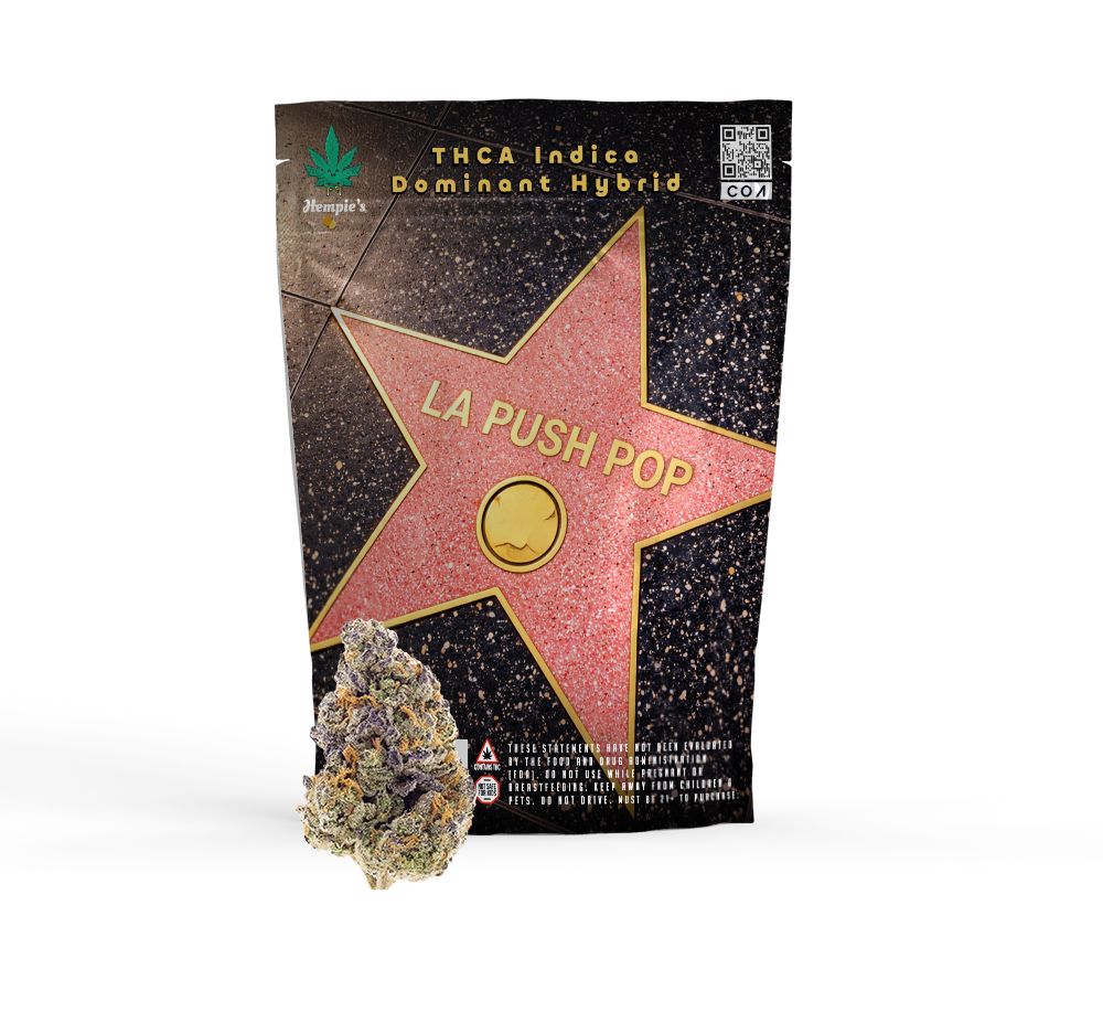 THCA Flower - AAA LA Push Pop - indica Dominant Hybrid