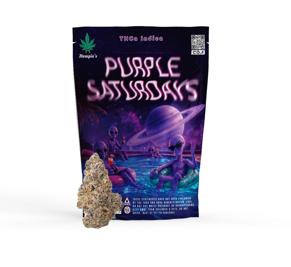 THCA Flower - AAA Purple Saturday - Hybrid