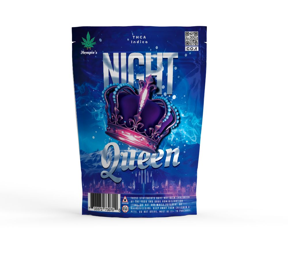 THCA Flower - AAA Night Queen - Indica
