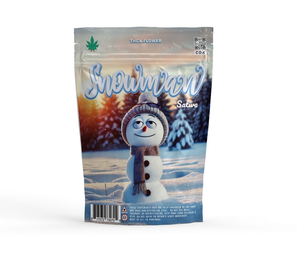 THCA Flower - AAA Snowman - Sativa