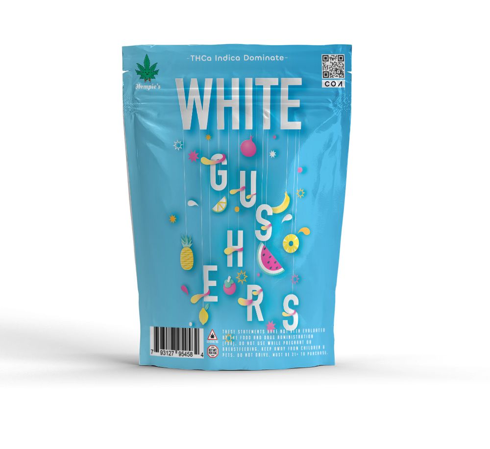 THCA Flower - AAA White Gushers - Indica Dominant