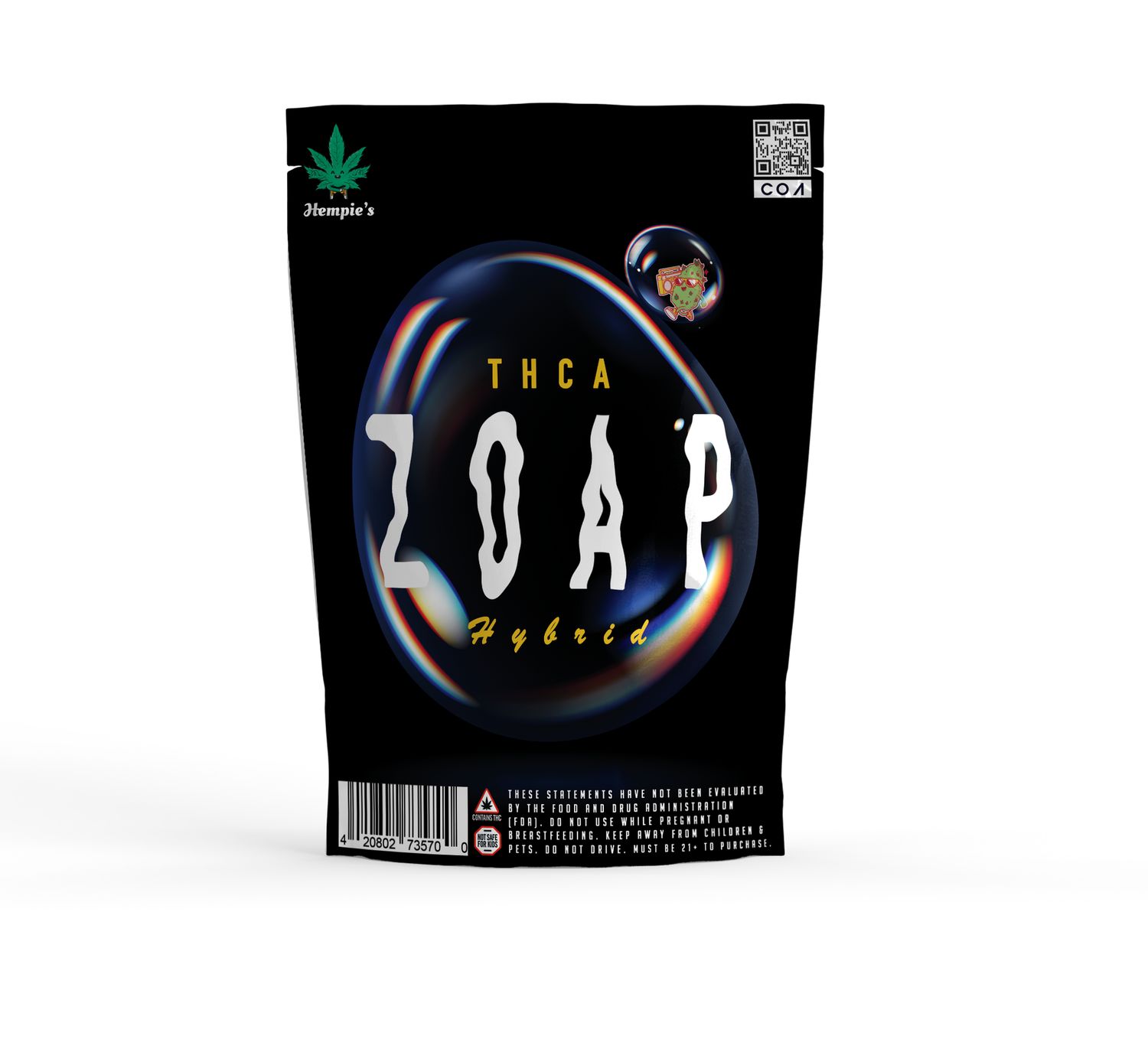 THCa Flower - AAA Zoap - Hybrid