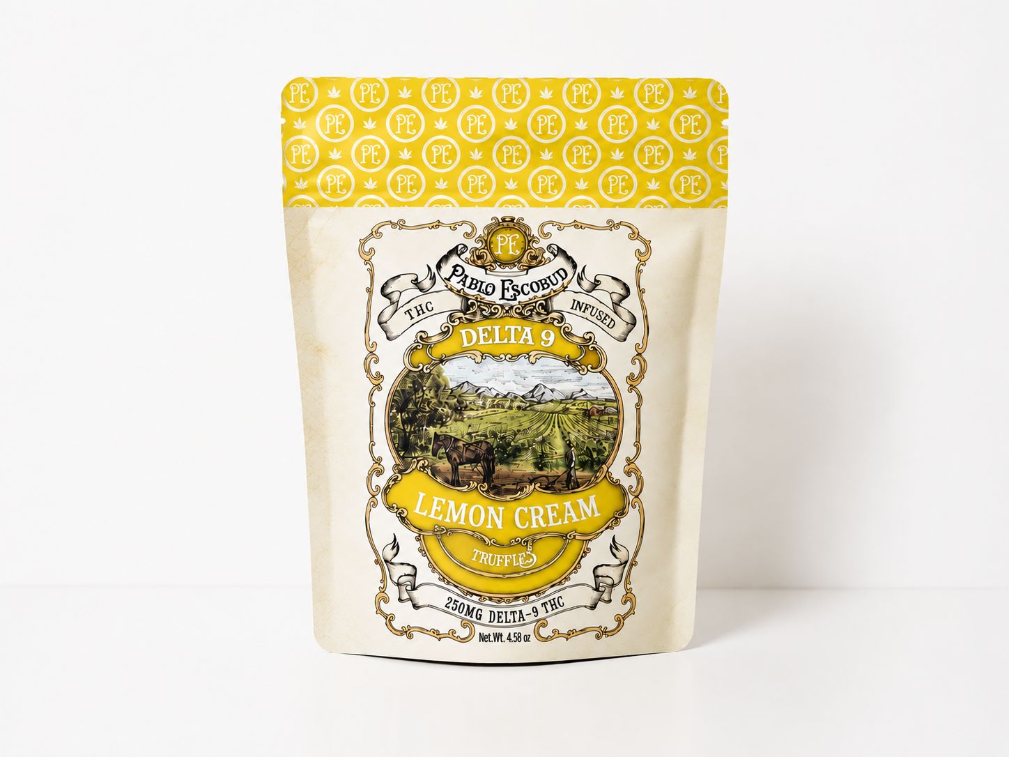 Pablo Escobud 250mg D9 Truffles - Lemon Cream Truffles