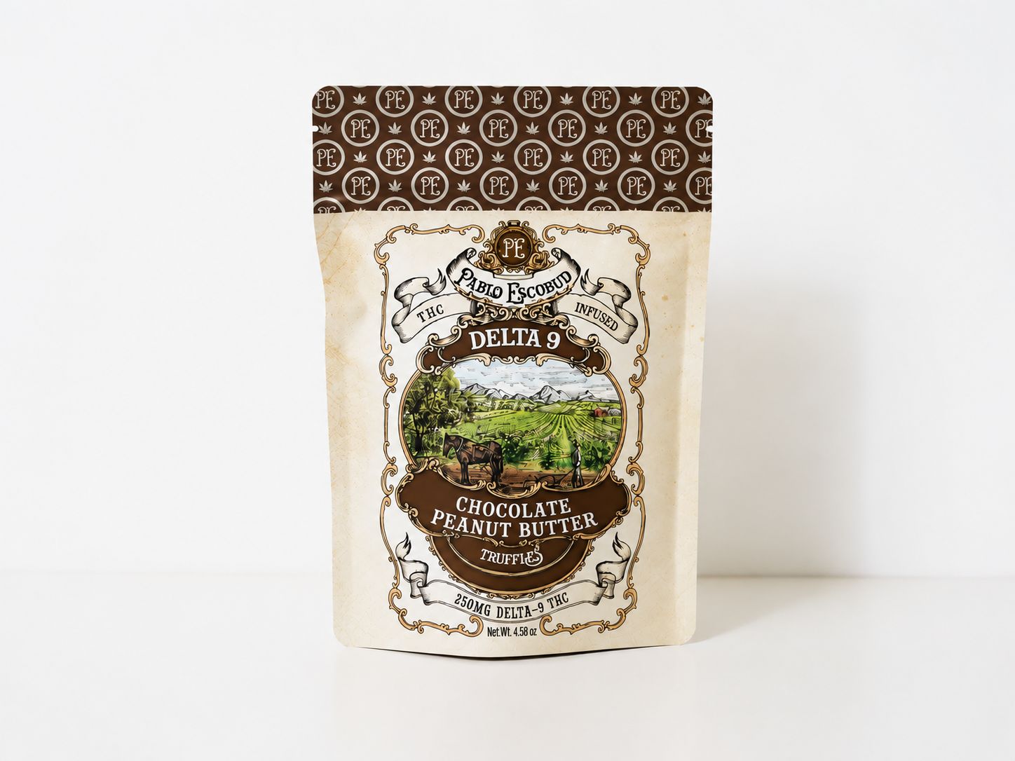 Pablo Escobud 250mg D9 Truffles - Chocolate Peanut Butter