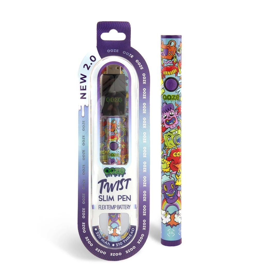 Ooze Twist Slim Pen 2.0 - 510 Thread - Hype Engine