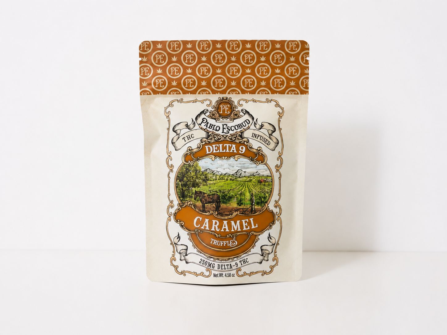 Pablo Escobud 250mg D9 Truffles - Caramel