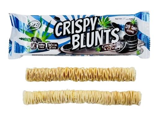 Crispy Blunts Cookies &amp; Cream 100mg Delta 9