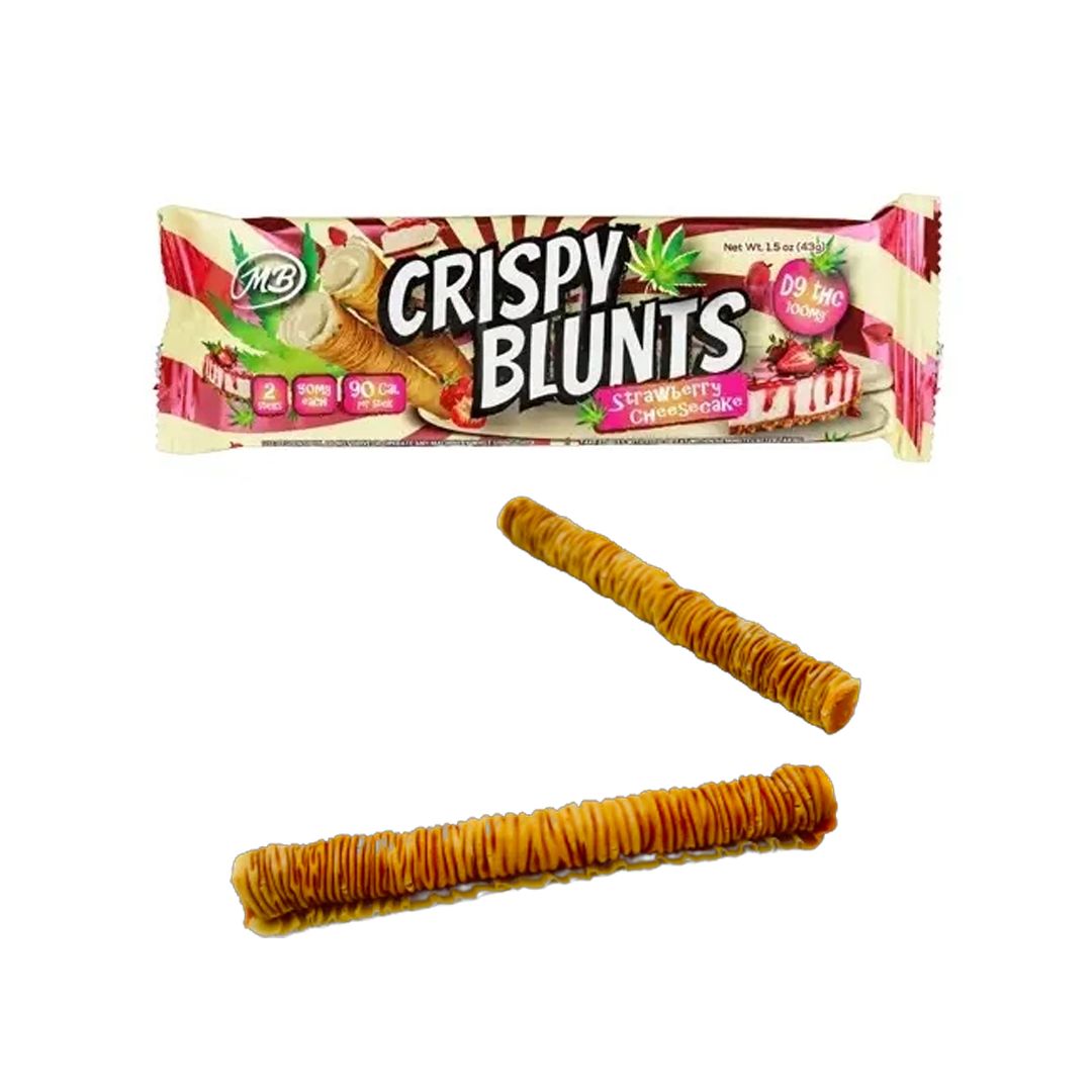 Crispy Blunts Strawberry Cheesecake 100mg Delta 9